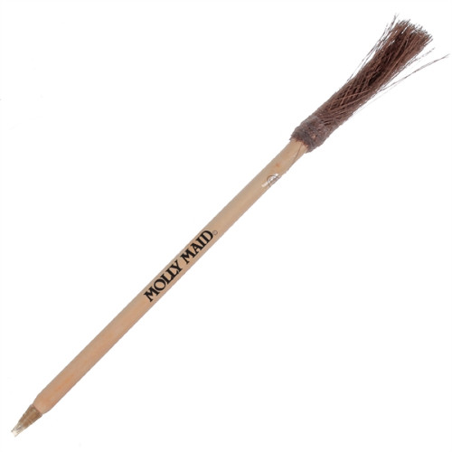 Promotional Customized Brown Broom Pen