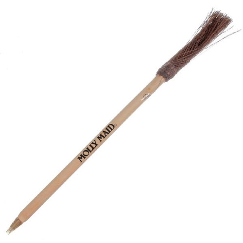 Promotional Customized Brown Broom Pen