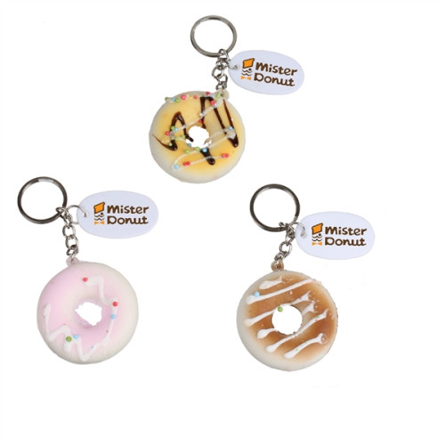 Squishy Donut Key Chain