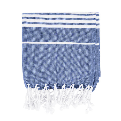 Recycled Beach Blanket With Tassel Fringe