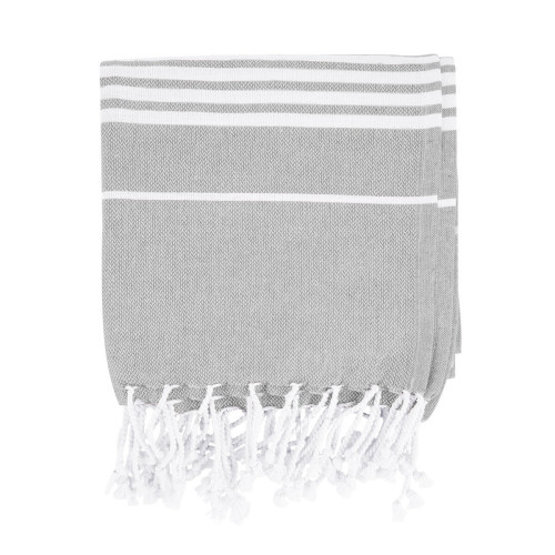 Recycled Beach Blanket With Tassel Fringe