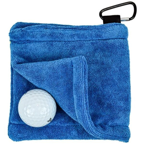 TiTUS® Microfiber Golf Ball Towel with Carabiner Clip