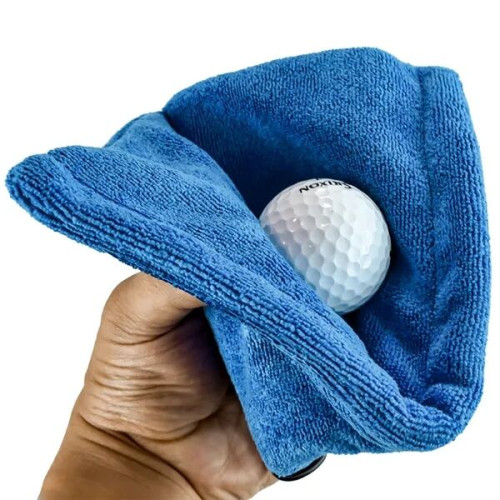 TiTUS® Microfiber Golf Ball Towel with Carabiner Clip