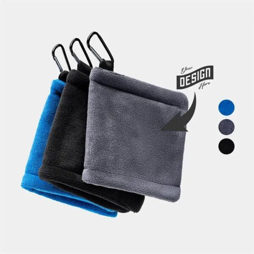 TiTUS® Microfiber Golf Ball Towel with Carabiner Clip