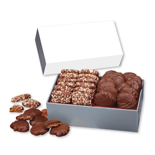 Toffee & Pecan Clusters in Gift Box with Full Color Sleeve