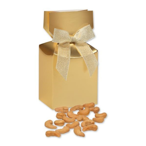Extra Fancy Cashews in Gold Premium Delights Gift Box