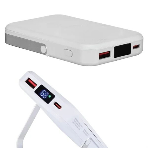 MagSafe Compatible 5000 mAh Magnetic Power Bank w/Stand
