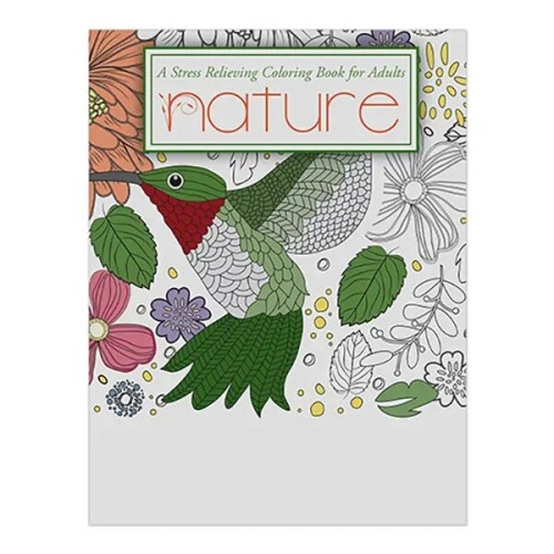 Nature Stress Relieving Coloring Books for Adults