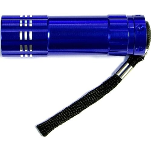 Aluminum 9 LED flashlight with Batteries