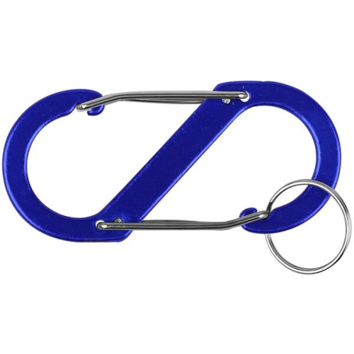 S Shaped Carabiner with Key Ring