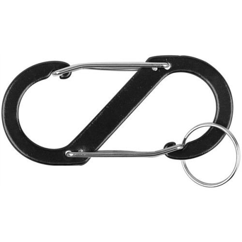 S Shaped Carabiner with Key Ring