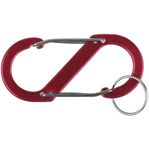 S Shaped Carabiner with Key Ring