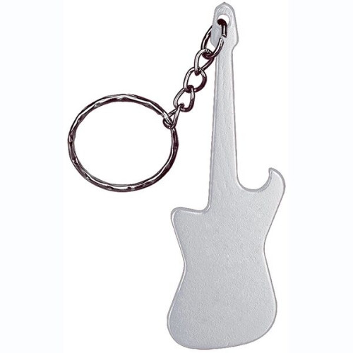Guitar Shaped Bottle Opener Keychain
