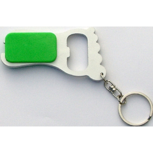 Foot shape LED flashlight and bottle opener