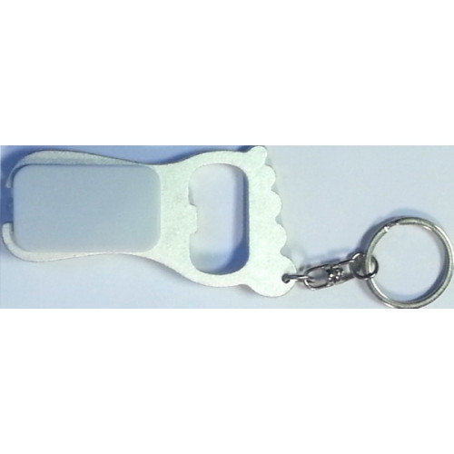 Foot shape LED flashlight and bottle opener