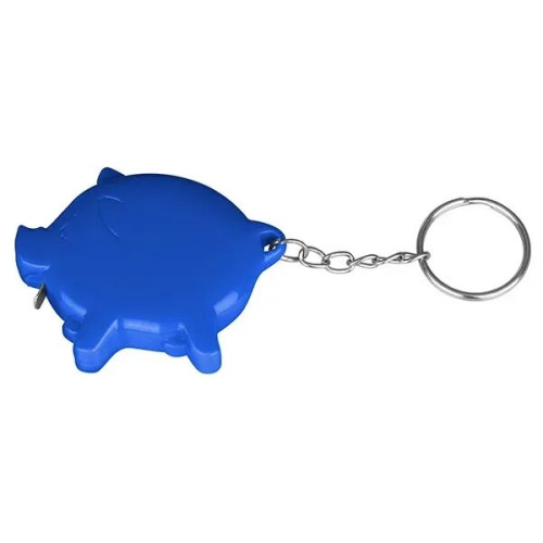 Pig shape tape measure key chain