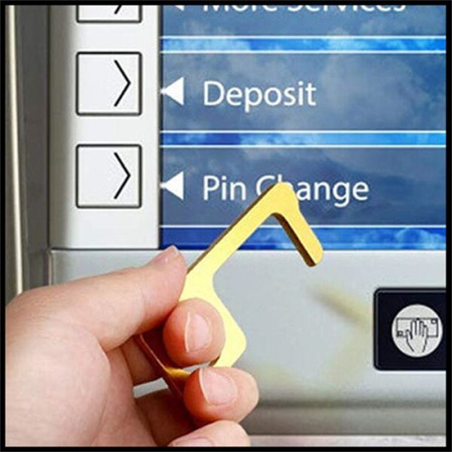 PPE Hygiene Door Opener Closer No-Touch w/ Key Chain