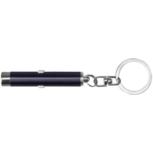 Dual function laser pointer and LED flashlight  keychain