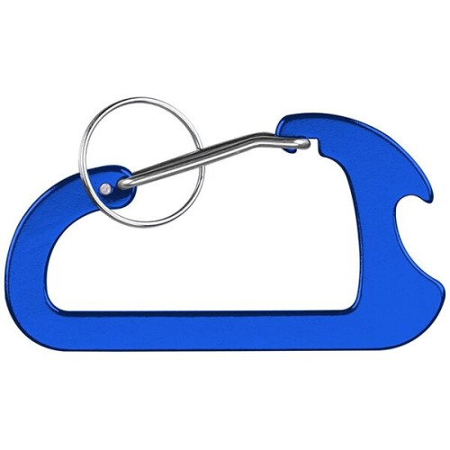 Carabiner with Bottle Opener and Key Ring