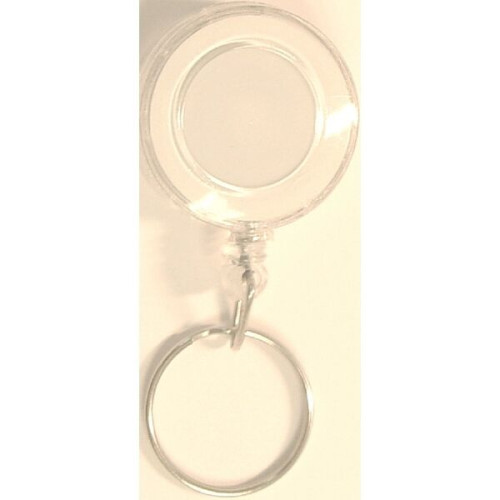 Round 24" retractable key holder