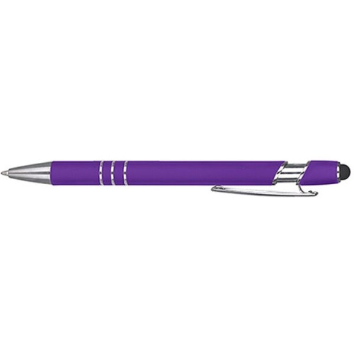 Soft-Touch Aluminum Pen w/ Stylus