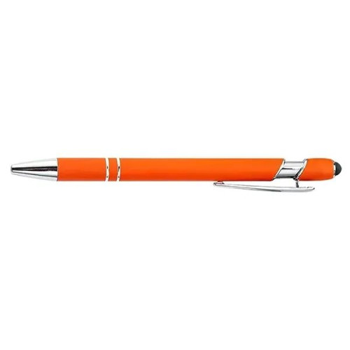 Soft-Touch Aluminum Pen w/ Stylus