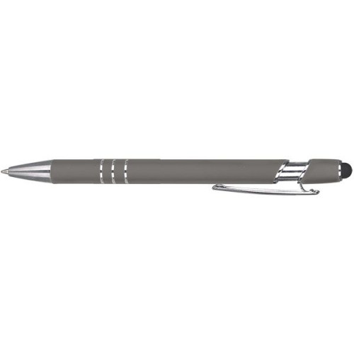 Soft-Touch Aluminum Pen w/ Stylus