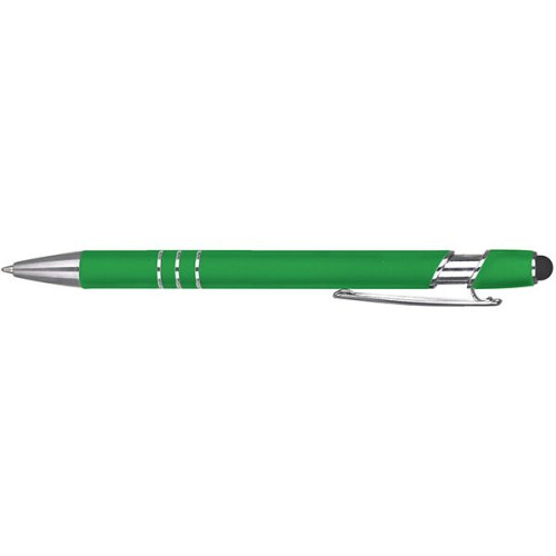 Soft-Touch Aluminum Pen w/ Stylus