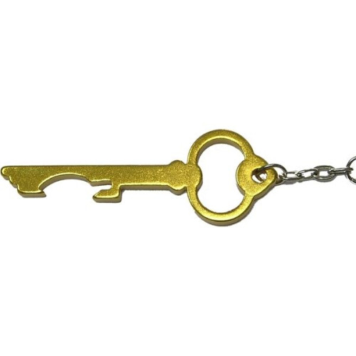 Key shape bottle opener keychain