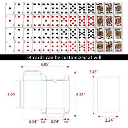 Double-Sided Full Color Playing Cards With Custom Box