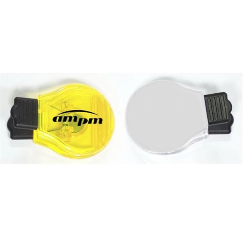 Jumbo size light bulb shape memo clip