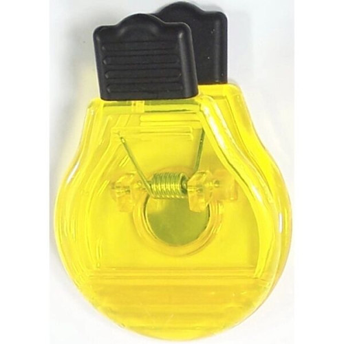 Jumbo size light bulb shape memo clip