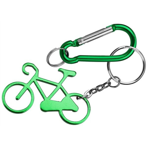 Bicycle shape bottle opener key chain