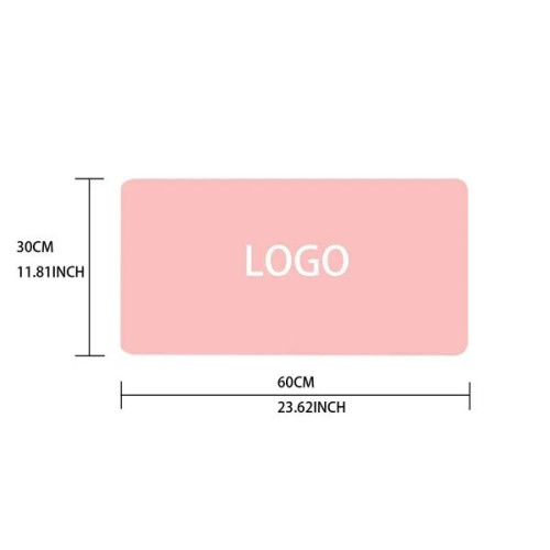 Waterproof Two-Tone Desk Mat & Mouse Pad