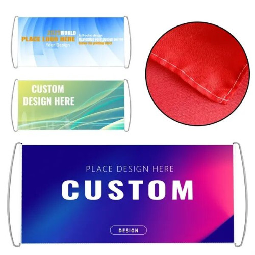 Custom Polyester Hand Flags