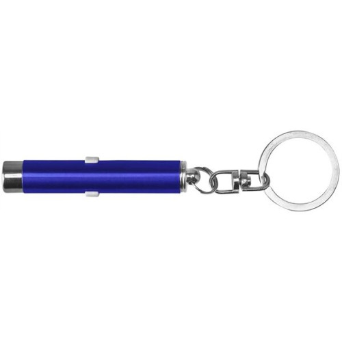 Dual function laser pointer and LED flashlight  keychain