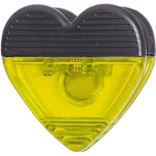 Jumbo size heart shape memo clip