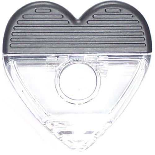 Jumbo size heart shape memo clip