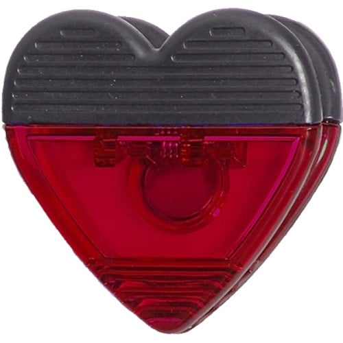 Jumbo size heart shape memo clip