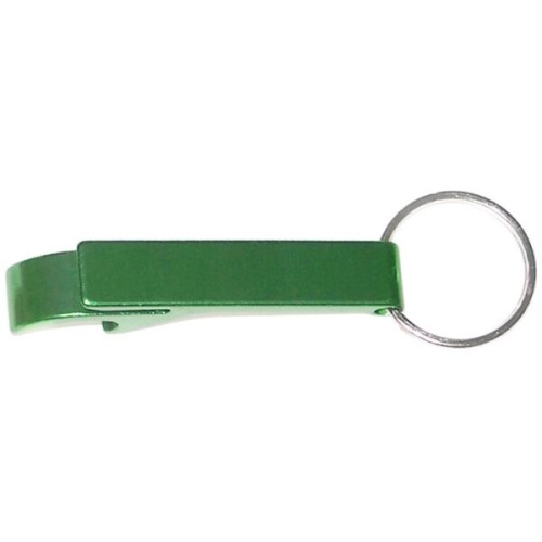 Deluxe aluminum can and bottle opener