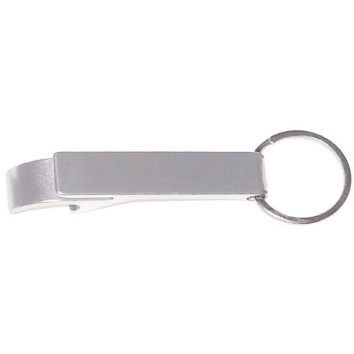 Deluxe aluminum can and bottle opener
