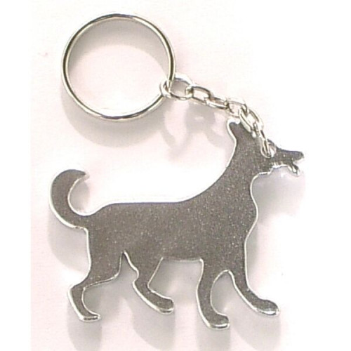 Dog shape bottle opener key chain