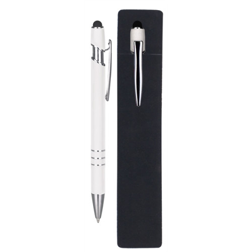 Soft-Touch Stylus Pen w/ PE-Pouch