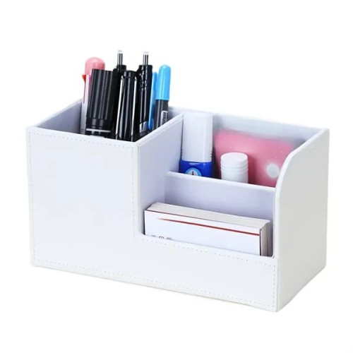 PU Leather Desk Organizer