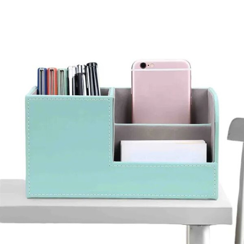PU Leather Desk Organizer