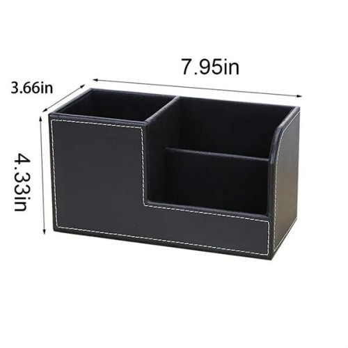 PU Leather Desk Organizer