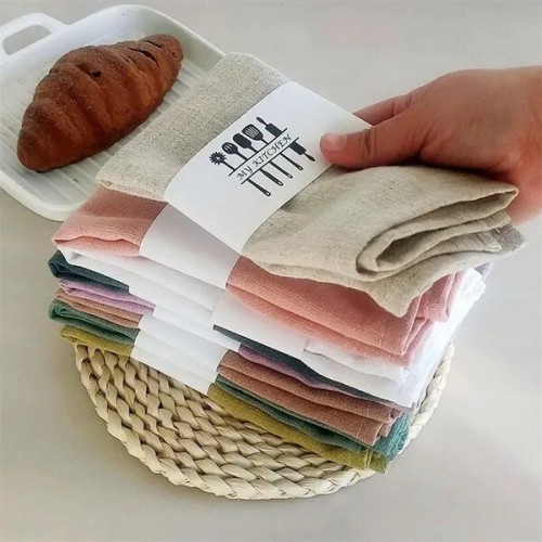Cotton Linen Blend Tea Towel