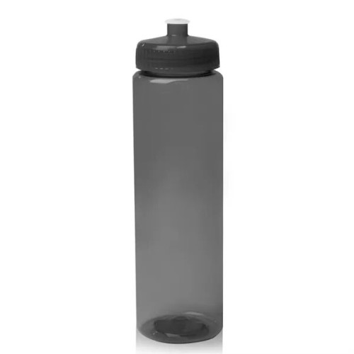 17 oz Transparent Genie Plastic Sports Water Bottle w/ Strap