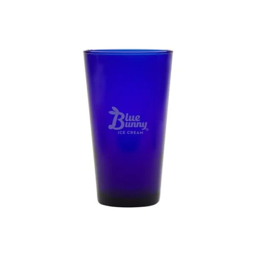 17 oz. Libbey Cobalt Pint Glass - USA, Laser, Standard