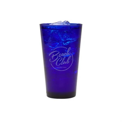17 oz. Libbey Cobalt Pint Glass - USA, Laser, Standard